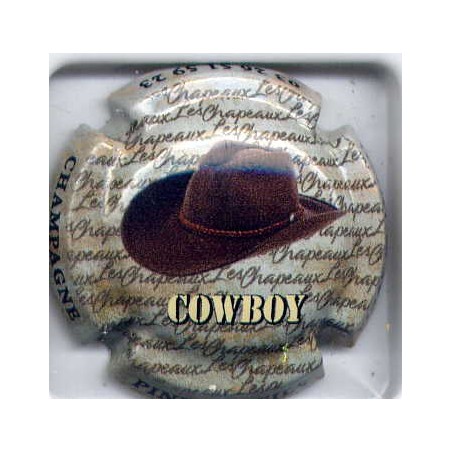 Pinel et fils n°13 capsule de champagne cow boy