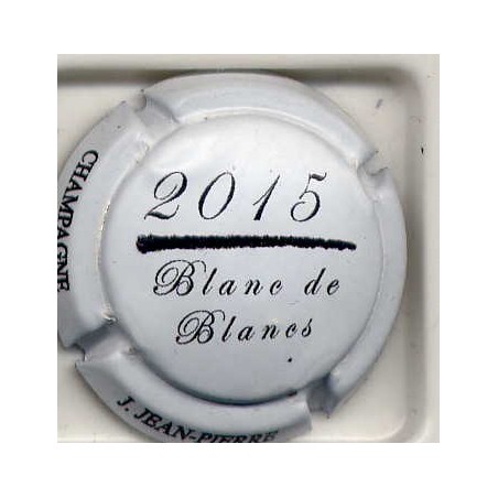 Jean-pierre j. n°14eb blanc de blancs 2015 capsule de champagne