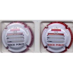 Porot serge n°9 et 9a 2 capsules ct rose et ct rouge