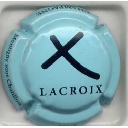 Lacroix n°13c fond bleu turquoise