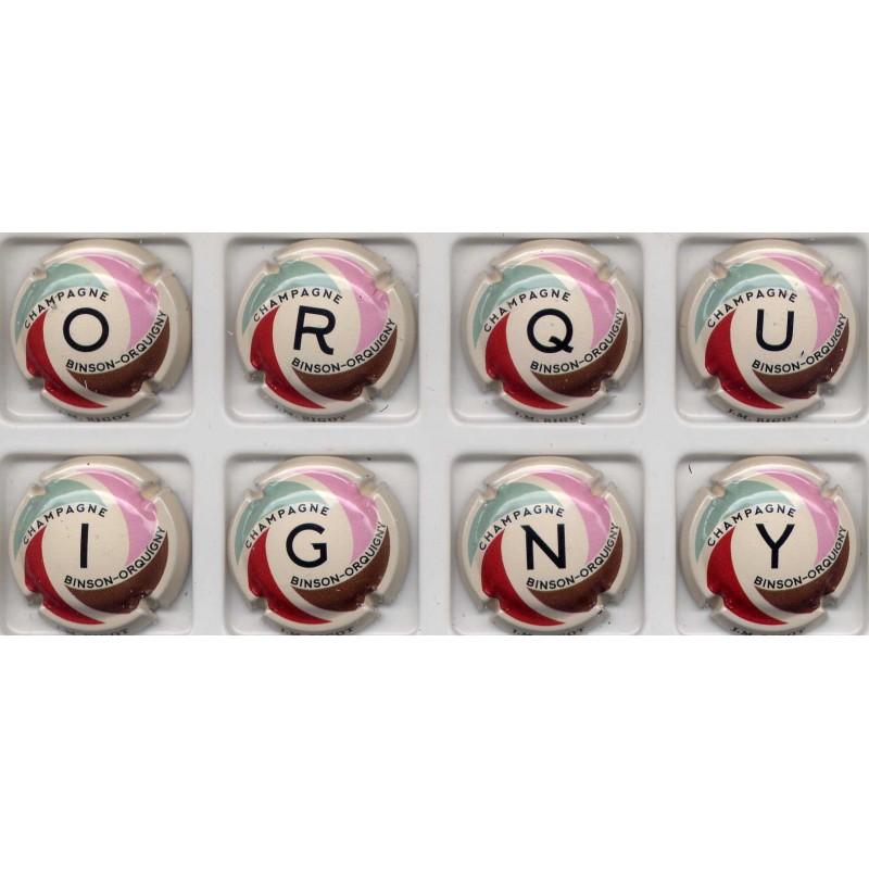 Rigot J.M. n° 17 puzzle orquigny série de 8 capsules