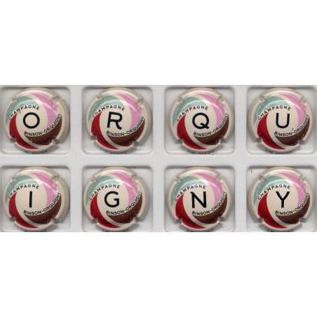 Rigot J.M. n° 17 puzzle orquigny série de 8 capsules