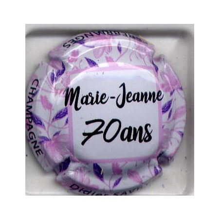 Savry didier nouvelle capsule marie jeanne 70 ans