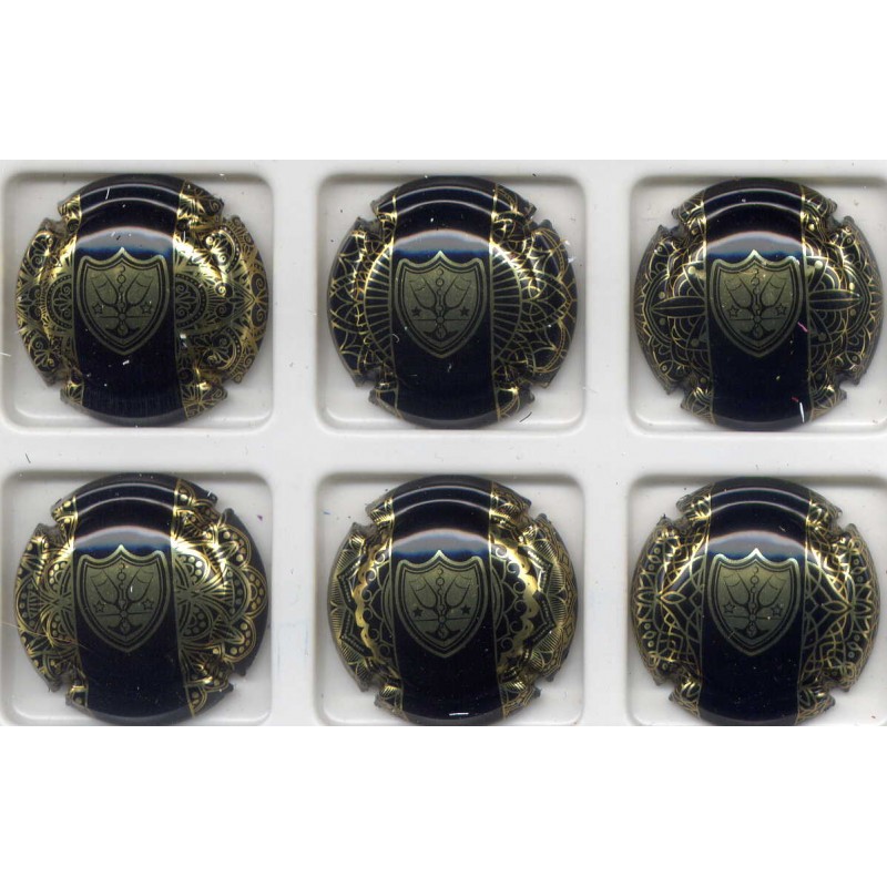.Générique n°1384 Blason série de 6 capsules