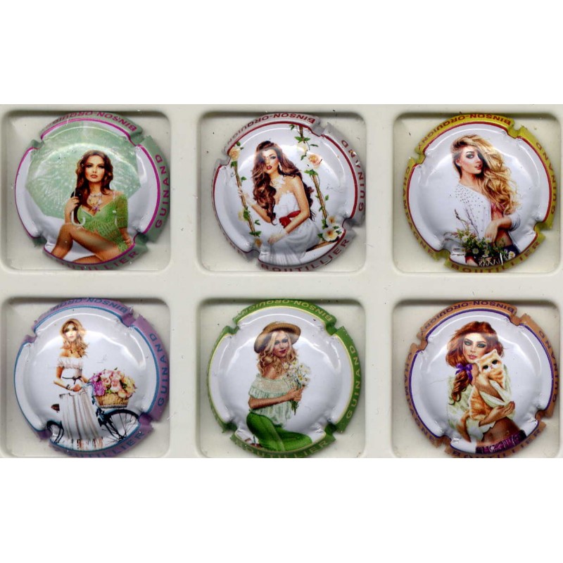 Boutillier Guinand n°13 à 13e série de 6 capsules les femmes