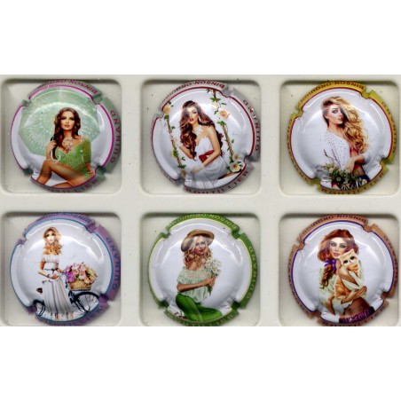 Boutillier Guinand n°13 à 13e série de 6 capsules les femmes
