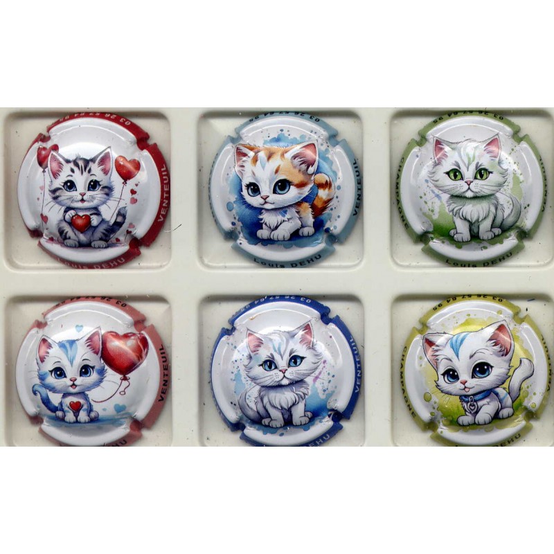 Déhu louis les chats (n°404) nouvelle série de 6 capsules