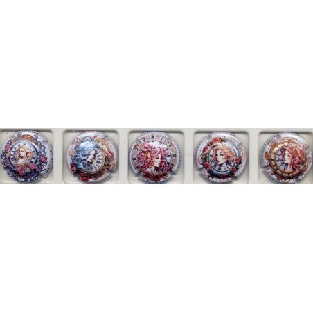 Dravigny Nathalie médaillon portrait de femme nouvelle série de 5 capsules