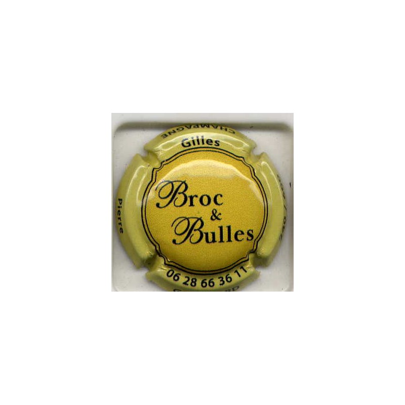 Gobillard Pierre broc et bulles nouvelle capsule numérotées à 600exemplaire