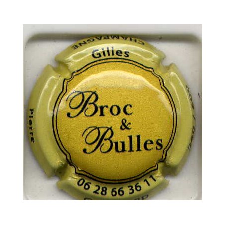 Gobillard Pierre broc et bulles nouvelle capsule numérotées à 600exemplaire
