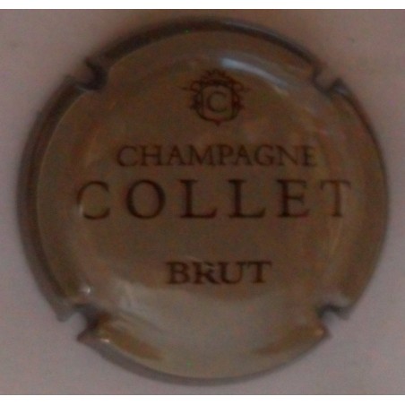 Collet n°5f gris, ctr gris foncé, brut