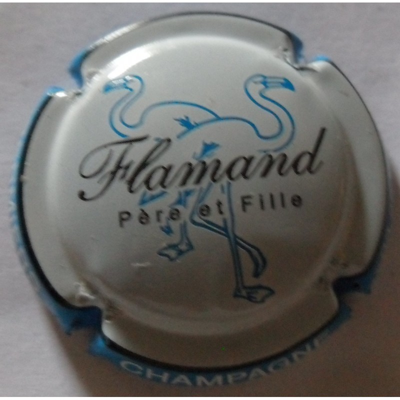 Flamand père et fille n°4 contour bleu