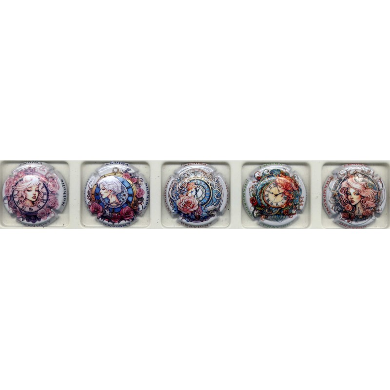 Dravigny Nathalie les médaillons 2ème série de 5 capsules