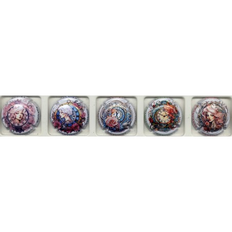 Dravigny Nathalie les médaillons 2ème série de 5 capsules