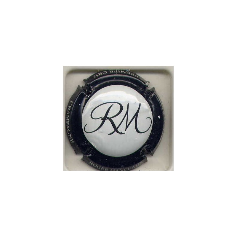 Manceaux Roger n°14b blanc, contour noir