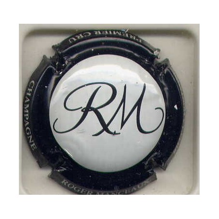 Manceaux Roger n°14b blanc, contour noir