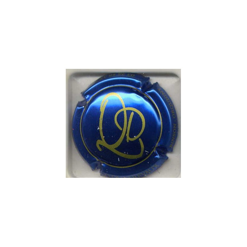 Quatrevaux D. n°1 bleu vif métallisé et or