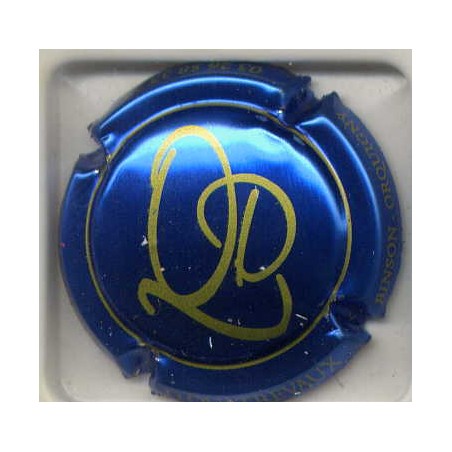 Quatrevaux D. n°1 bleu vif métallisé et or