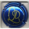 Quatrevaux D. n°1 bleu vif métallisé et or
