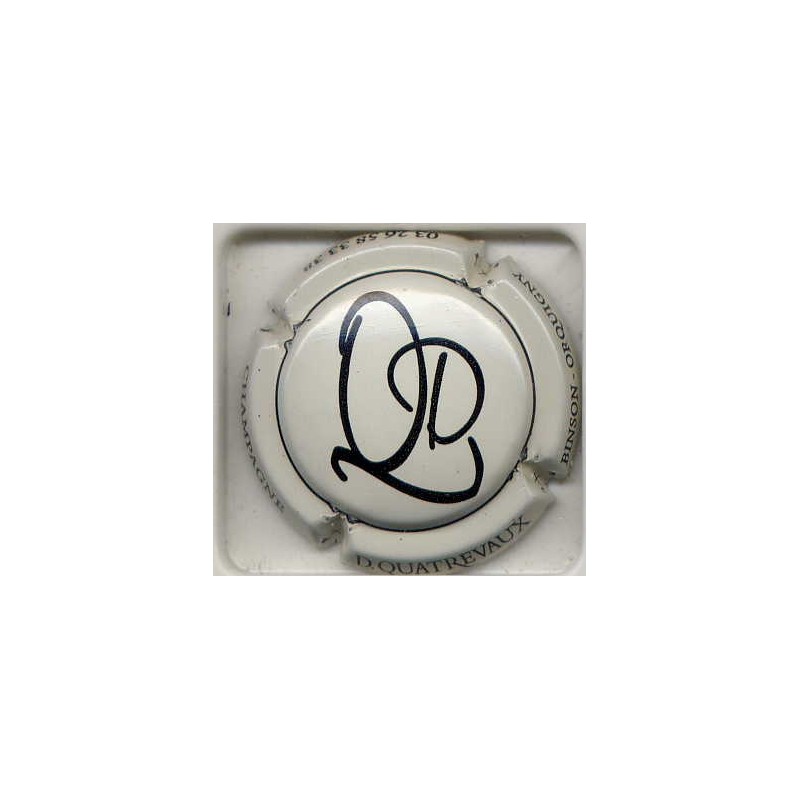 Quatrevaux D. n°2 crème pâle et noir