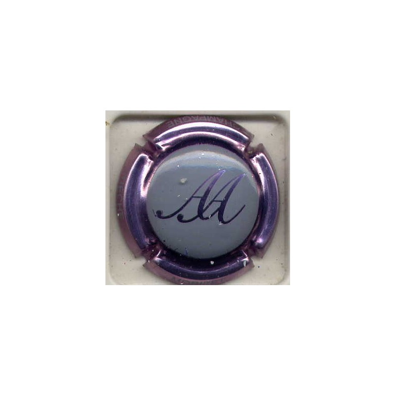 Tieche-Morizet n°19 gris contour rosé initial