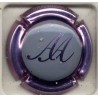 Tieche-Morizet n°19 gris contour rosé initial