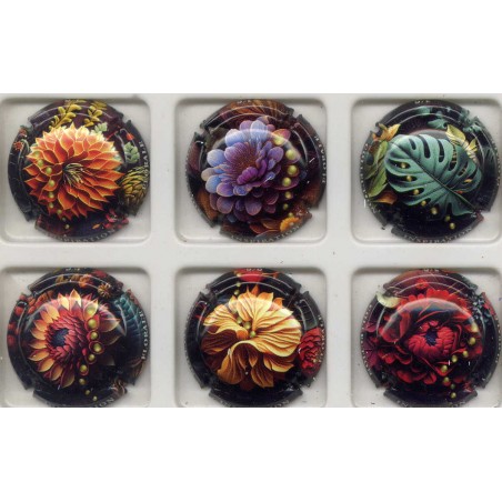 .Générique inspiration florale nouvelle série de 6 capsules
