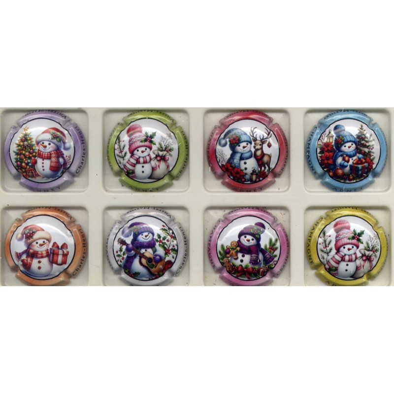 Adnet charles-henri bonhomme de neige nouvelle série de 8 capsules