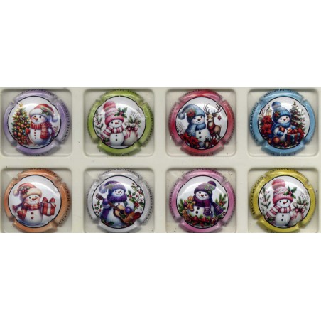 Adnet charles-henri bonhomme de neige nouvelle série de 8 capsules