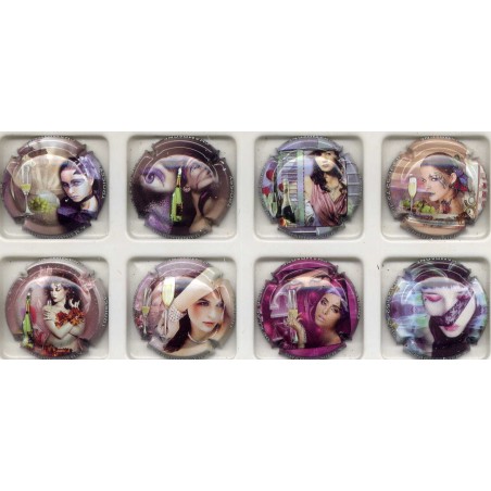 Chardonnier Y. n°46 à 53 (sans la 46a) 	Roserika 2009