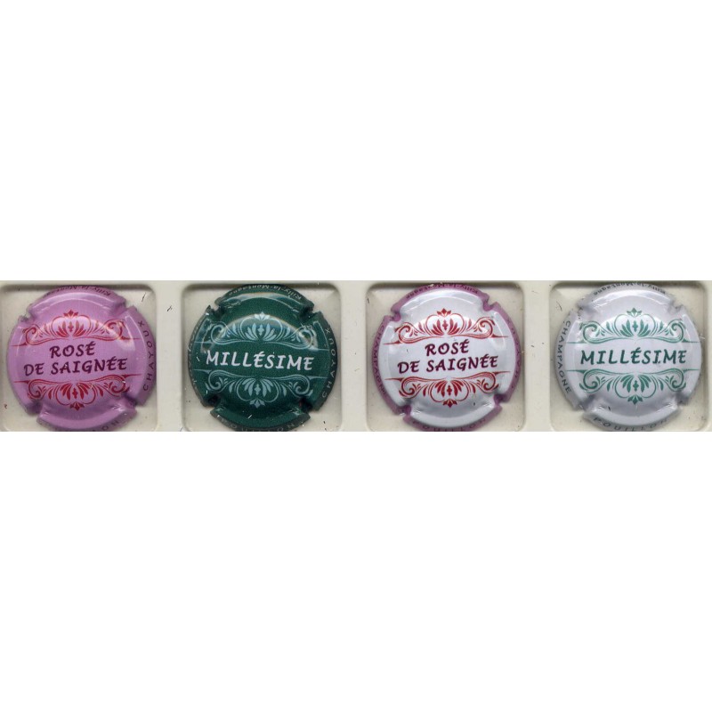 Pouillon Chayoux les cuvées nouvelle série de 4 capsules