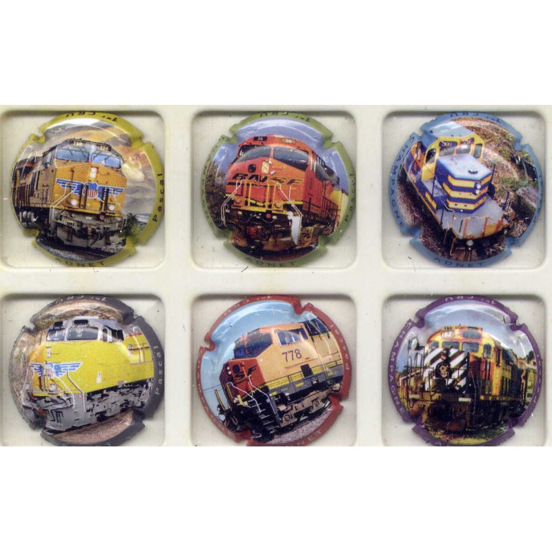 Adnet Pascal les trains nouvelle série de 6 capsules