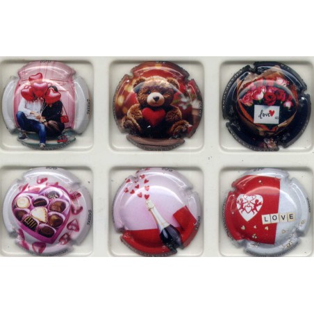 .Générique Saint Valentin nouvelle série de 6 capsules