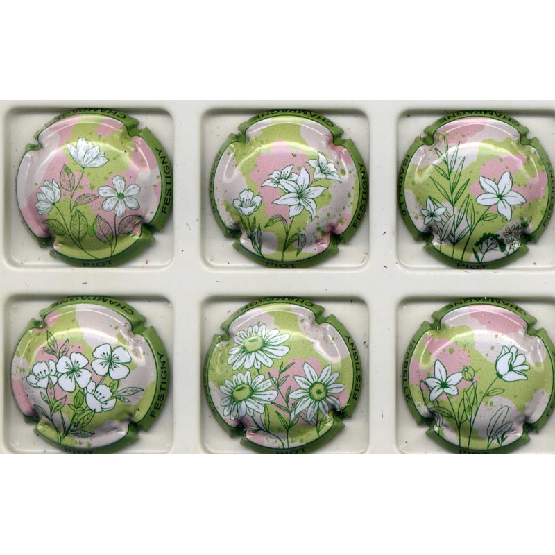 Piot isabelle fleurs nouvelle série de 6 capsules