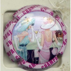 .Générique femme au chapeau...