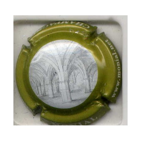 Monial n°1 contour vert pâle
