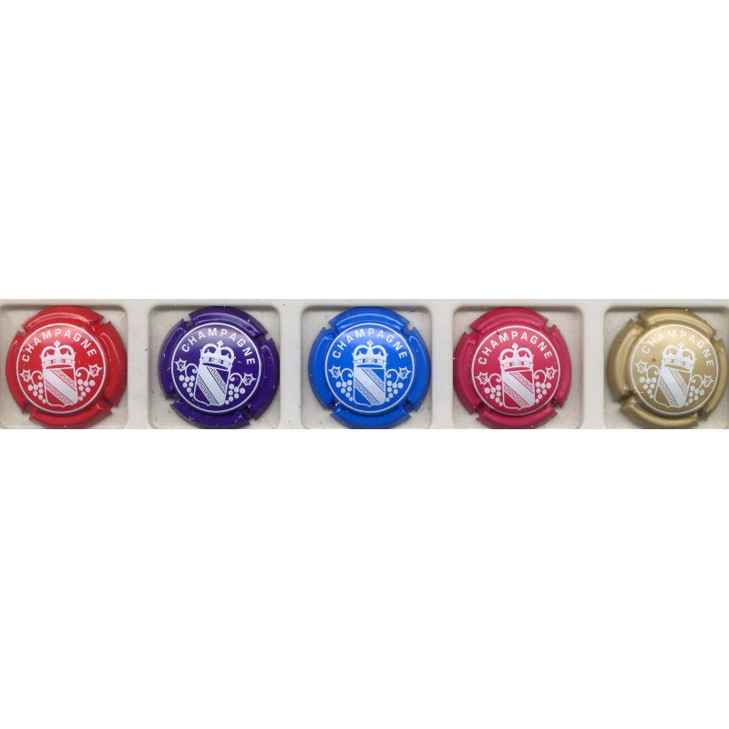 .Générique Ecusson nouvelle série de 5 capsules