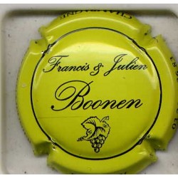 Boonen F. et J. avec grappe fond jaune