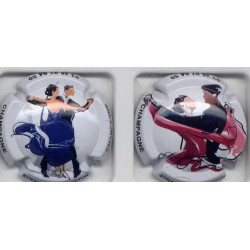 Strauss-georgeton 2 capsules de champagne danseurs