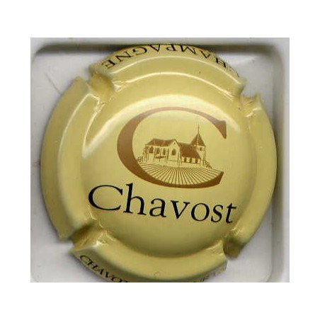 Chavot courcourt n°27c chavost fond jaune-crème