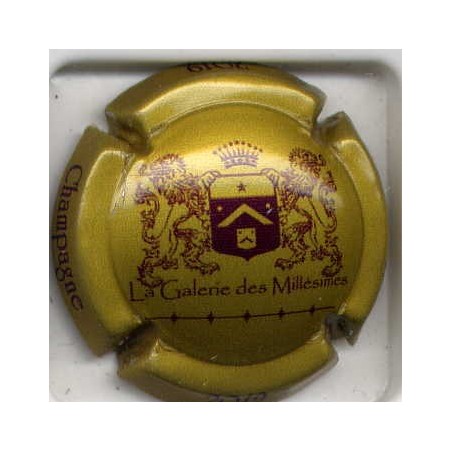 Collet galerie des millésimes 2019 capsule de champagne