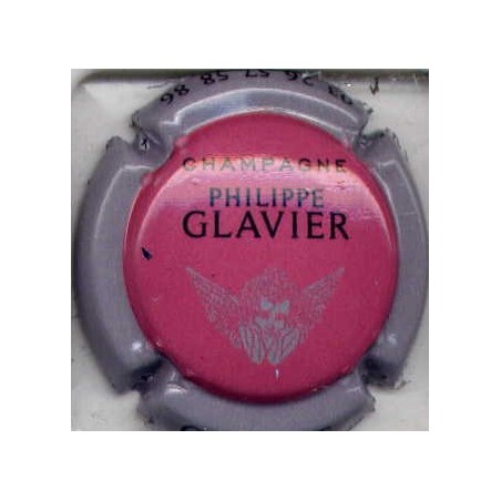 Glavier philippe n°15b rose et gris capsule de champagne