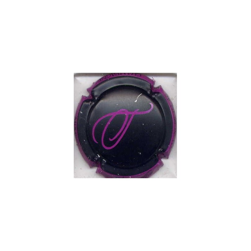 Thiercelin n°7 noir contour fuchsia capsule de champagne