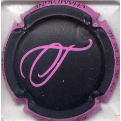 Thiercelin n°10 noir contour rose capsule de champagne