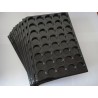 Plastique noir par 10