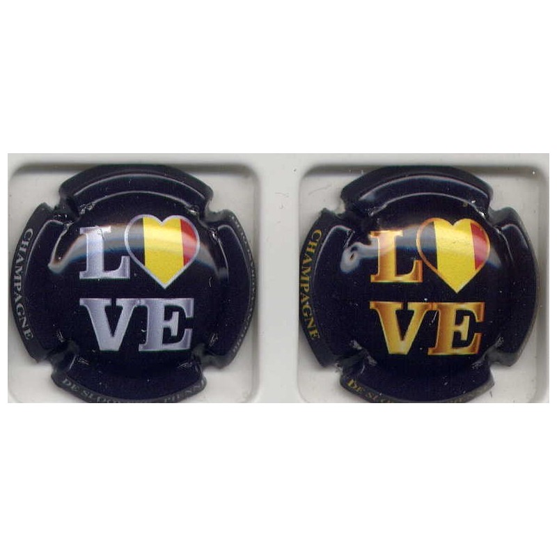 De Sloover Pienne love 2 capsules de champagne