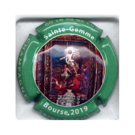 Porot serge n°5 bourse sainte gemme 2019 capsules de champagne