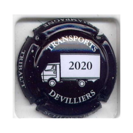 Tribaut transport devilliers 2020 noir et blanc capsule de champagne