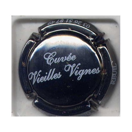 Leveau-leblond n°6 nickel et blanc cuvée vielle vigne capsule de champagne