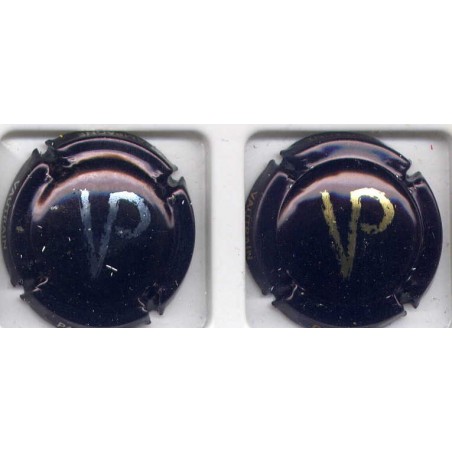 Vautrain Paulet initials 2 capsules de champagne